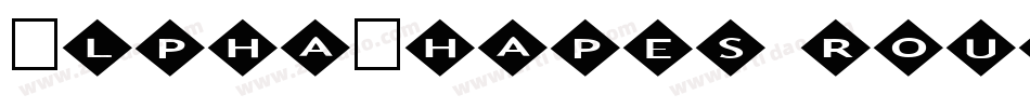 AlphaShapes rounded corners字体转换